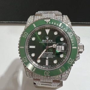Iced Out VVS Moissanite Diamond Rolex Bust Down Luxury Watch (Pass Diamond Tester)
